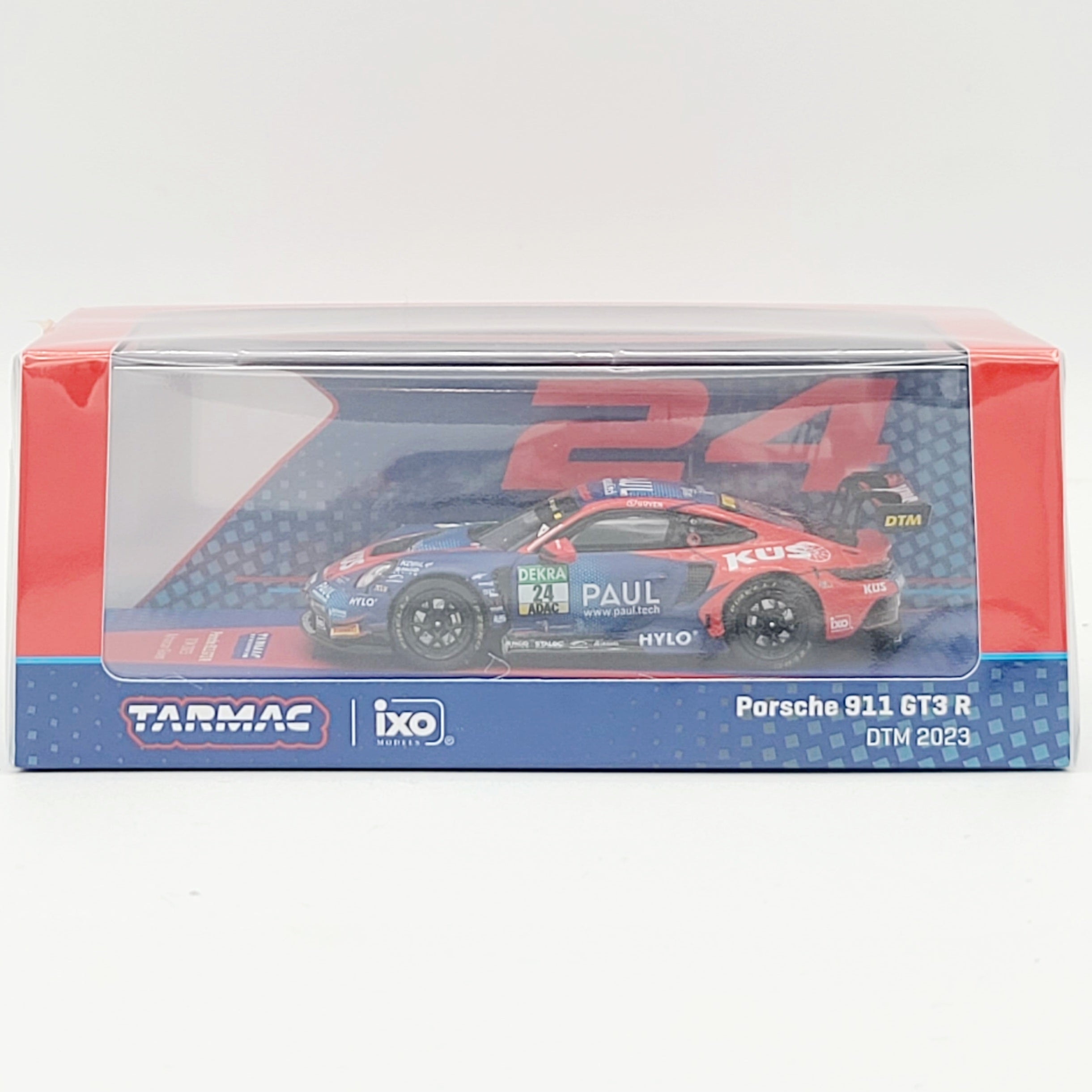 Tarmac Works / iXO Porsche 911 GT3 R DTM 2023 - 1:64, Ayhancan Guven #24 (2025 Hobby64)
